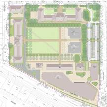 Lageplan des Gesamtprojektes ULMICUM © 2023 SBL Rostock