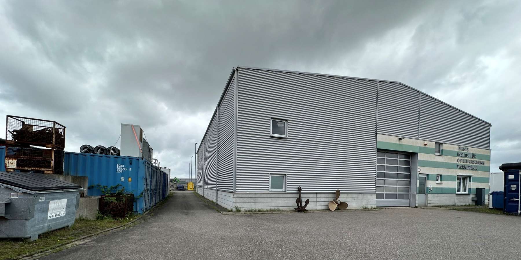 Perspective der Bestandshalle © 2025 Anne Breuer SBL Rostock