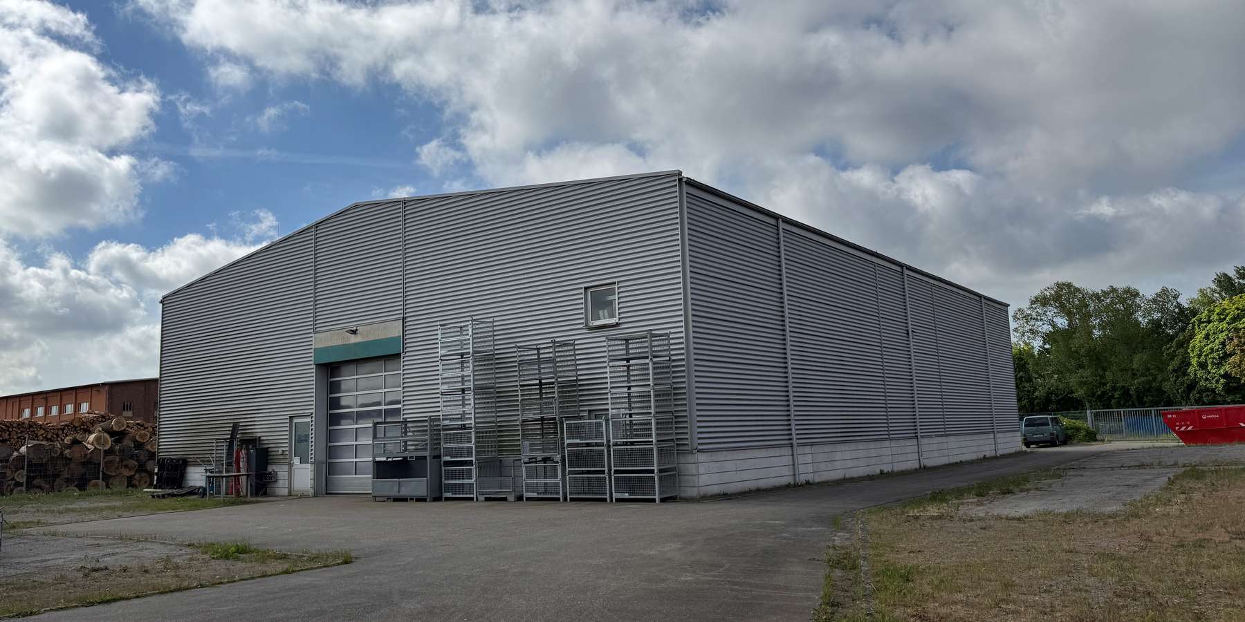 hintere Ansicht der Halle © 2025 Anne Breuer SBL Eostock