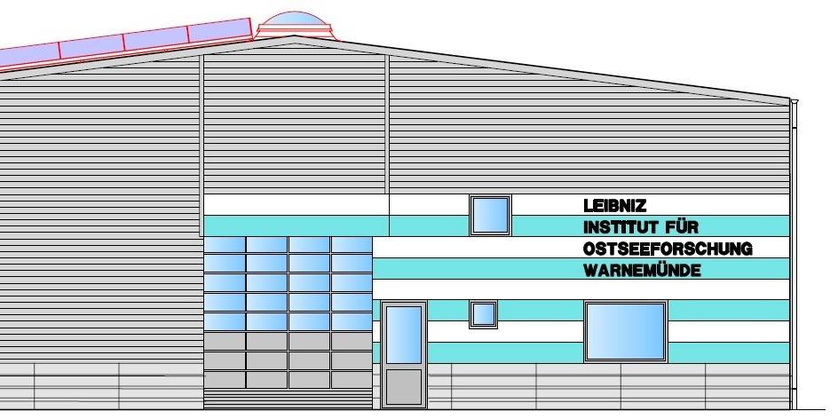 Zeichnerische Darstellung Ansicht - Bestandsgebäude (rechts) © 2025 Bathel Planungsbüro GmbH