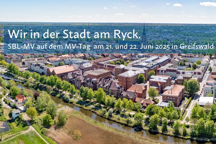 Wir in der Stadt am Ryck: SBL-MV auf dem MV-Tag ©2025 Christian Hoffmann (SBL-MV / Finanzministerium MV)