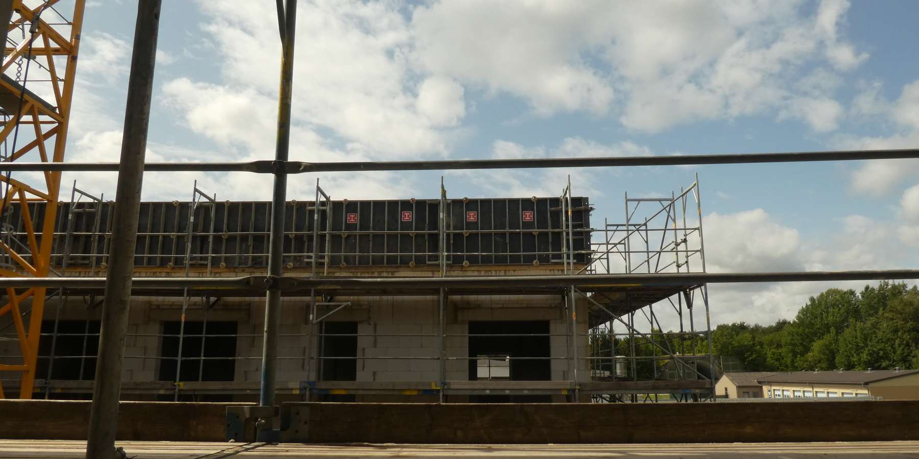 Schalungselemente für die Betonarbeiten © 2025 SBL Rostock