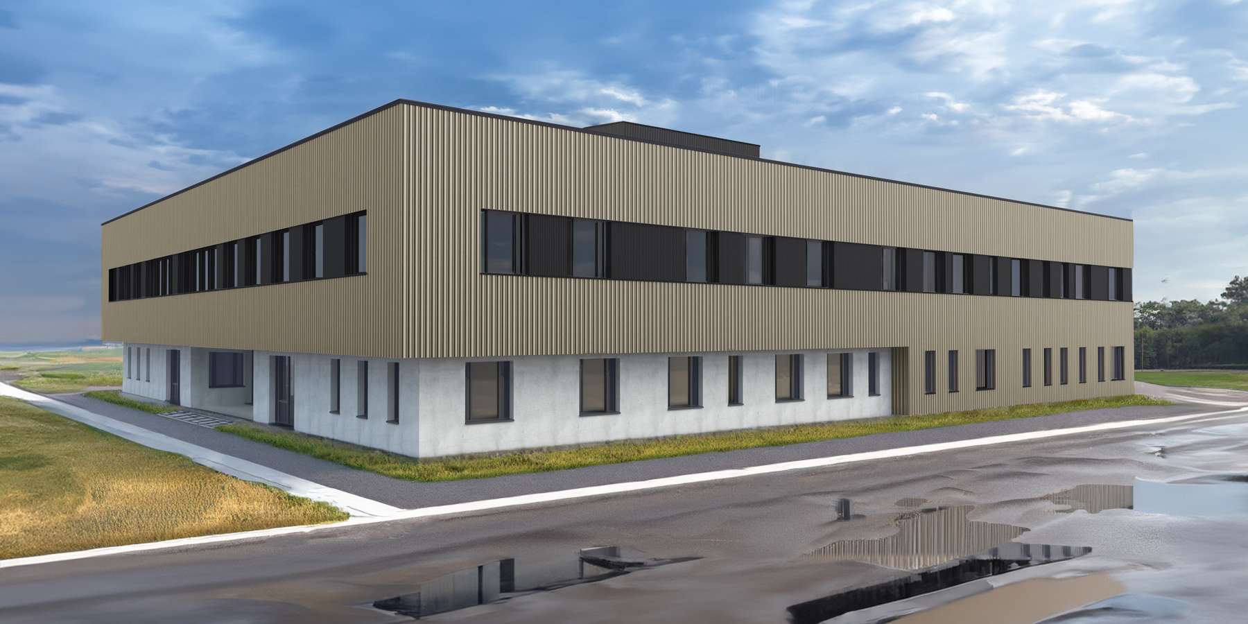 Visualisierung des Gebäudes © MPP GmbH