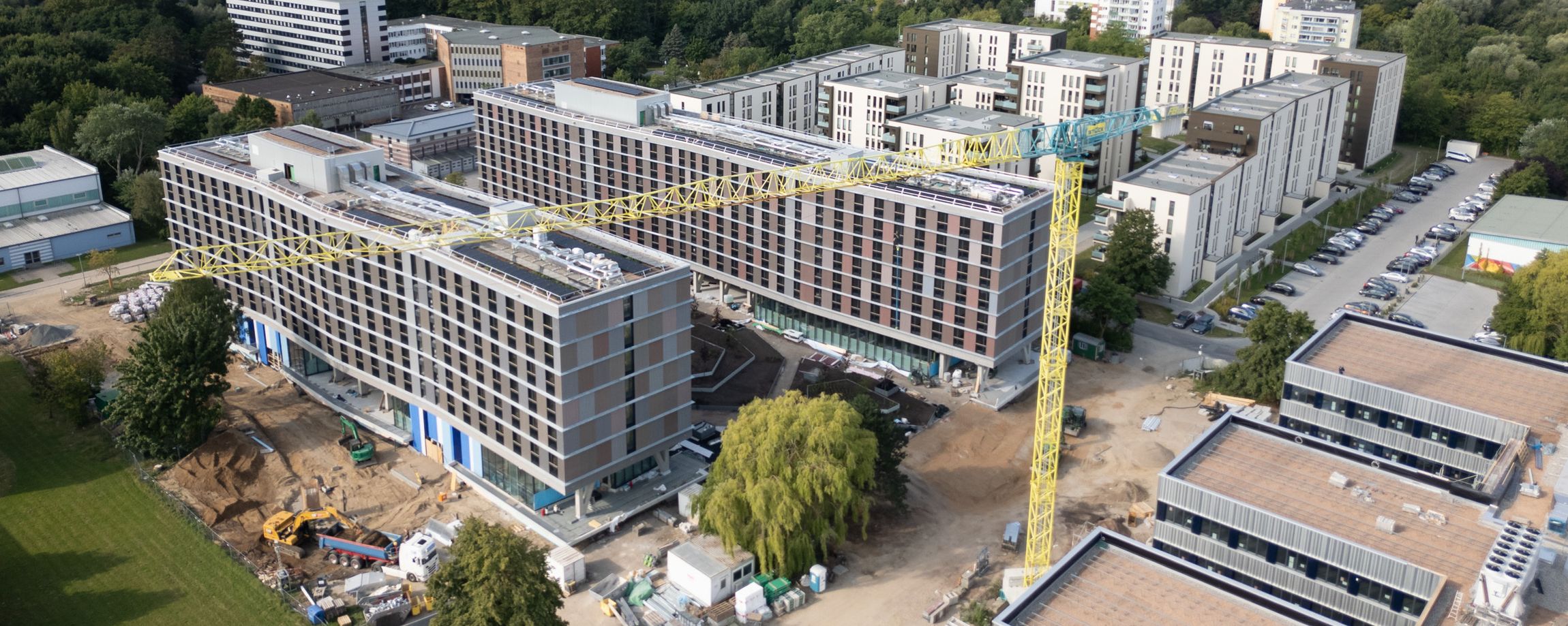 Ausbau der neuen Zollhochschule läuft auf Hochtouren ©2025 SBL-MV (Ministerium für Finanzen und Digitalisierung Mecklenburg-Vorpommern)