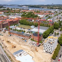 Blick auf die Baustelle © 2025 SBL Rostock