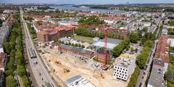 Blick auf die Baustelle © 2025 SBL Rostock