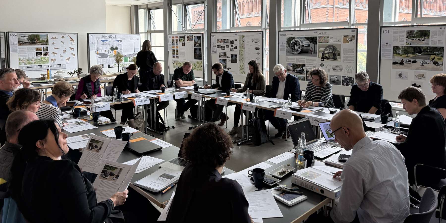 Das Preisgericht tagte am 17. und 18.09.2025 © 2025 SBL Rostock Wibke Lunow