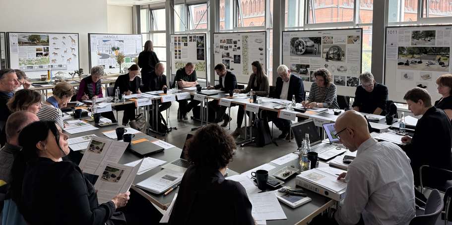 Das Preisgericht tagte am 17. und 18.09.2025 © 2025 SBL Rostock Wibke Lunow