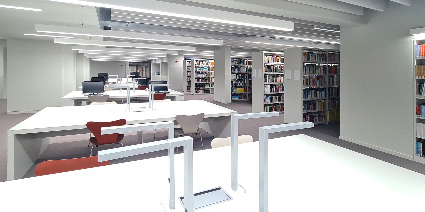 helle und freundliche Arbeitsplätze im 1. Obergeschoss © 2025 SBL Neubrandenburg