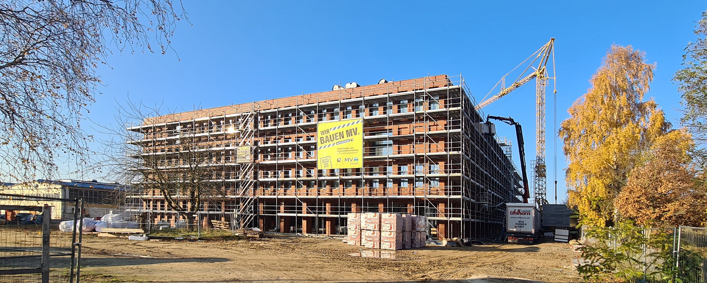 Errichtung eines Polizeineubaus ©2025 SBL Neubrandenburg