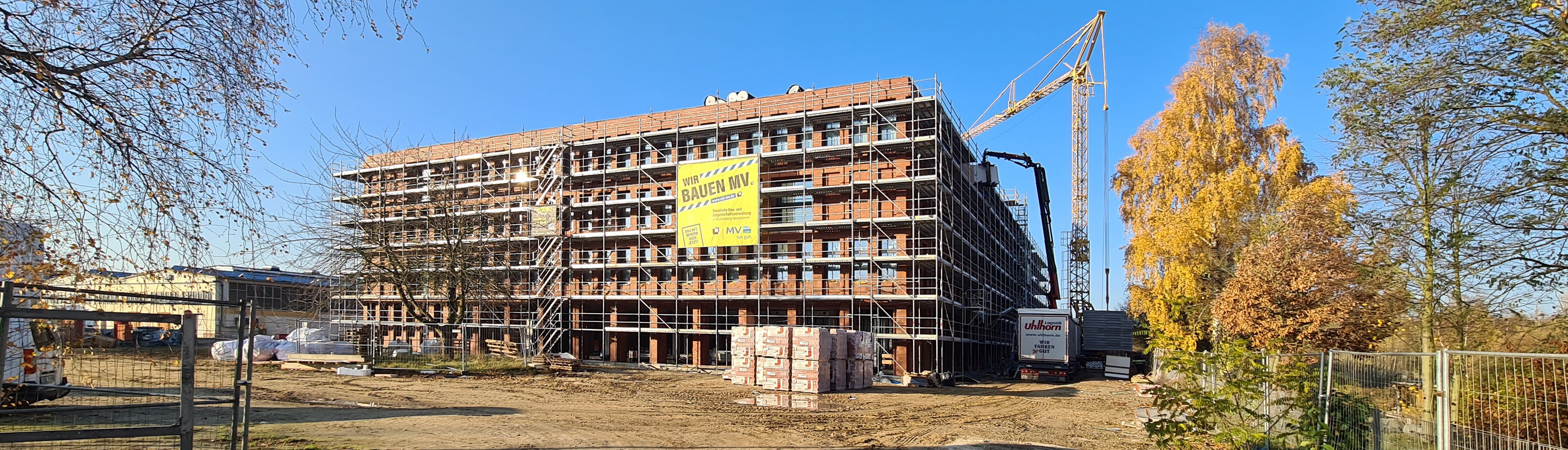 Errichtung eines Polizeineubaus ©2025 SBL Neubrandenburg