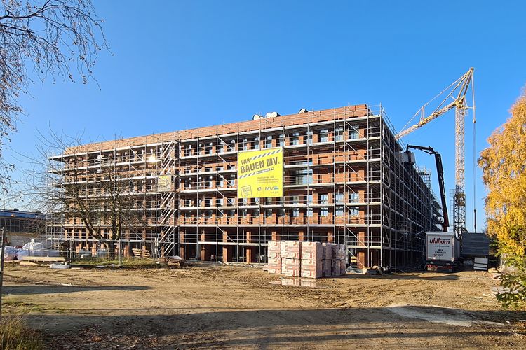 Errichtung eines Polizeineubaus ©2025 SBL Neubrandenburg