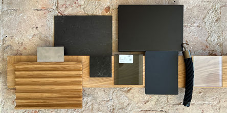 Bemusterung von Oberflächen für das Café © 2025 SBL Schwerin