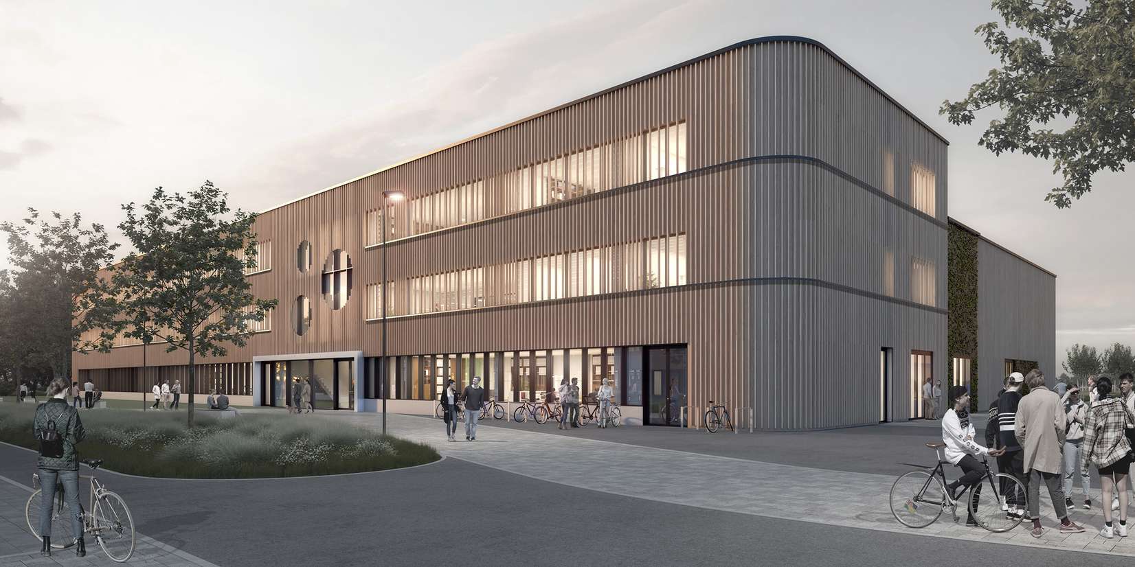 Visualisierung des Neubaus © 2026 SBL Schwerin