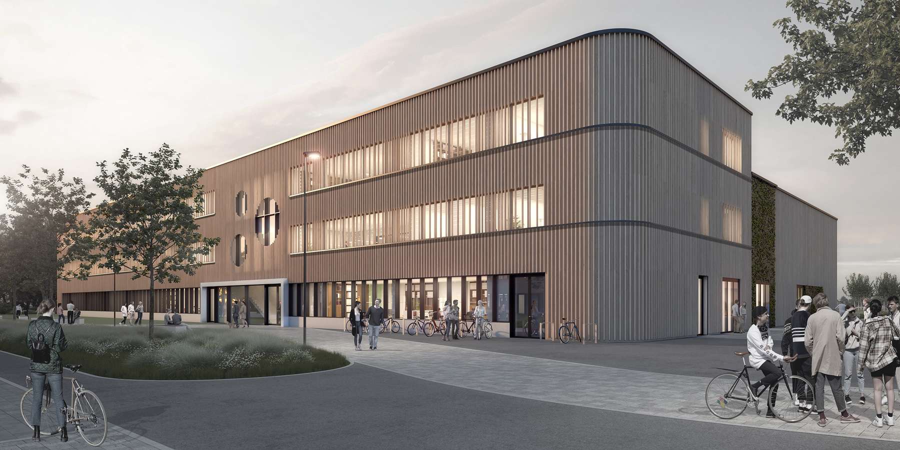 Visualisierung des Neubaus © 2026 SBL Schwerin