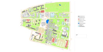 Masterplan Campus Berthold-Beitz-Platz mit Markierung Standort Ersatzneubau (Stand Februar 2026) © 2026 SBL Greifswald