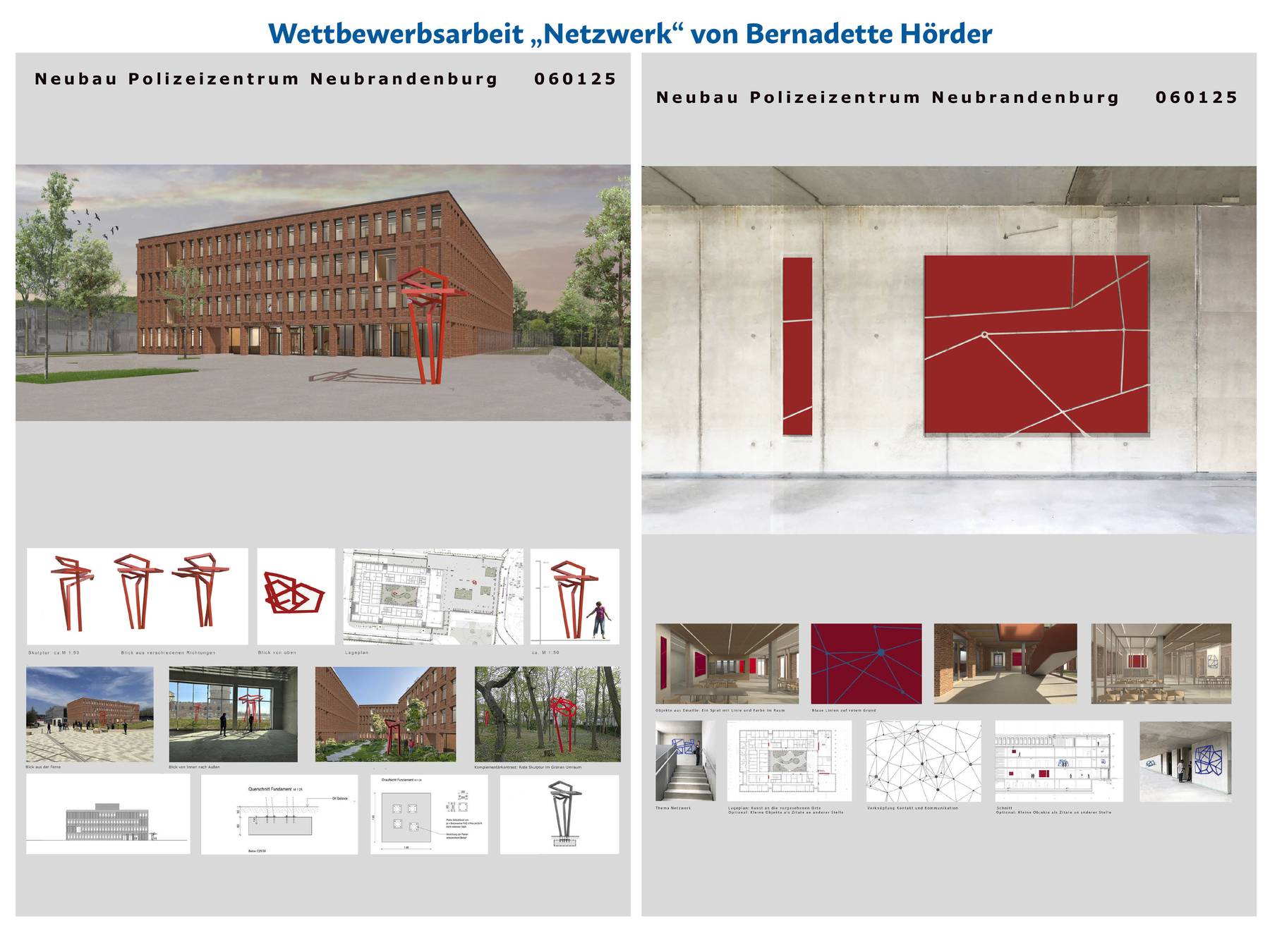 Wettbewerbsarbeit  Netzwerk  von Bernadette Hörder © 2026 SBL Neubrandenburg