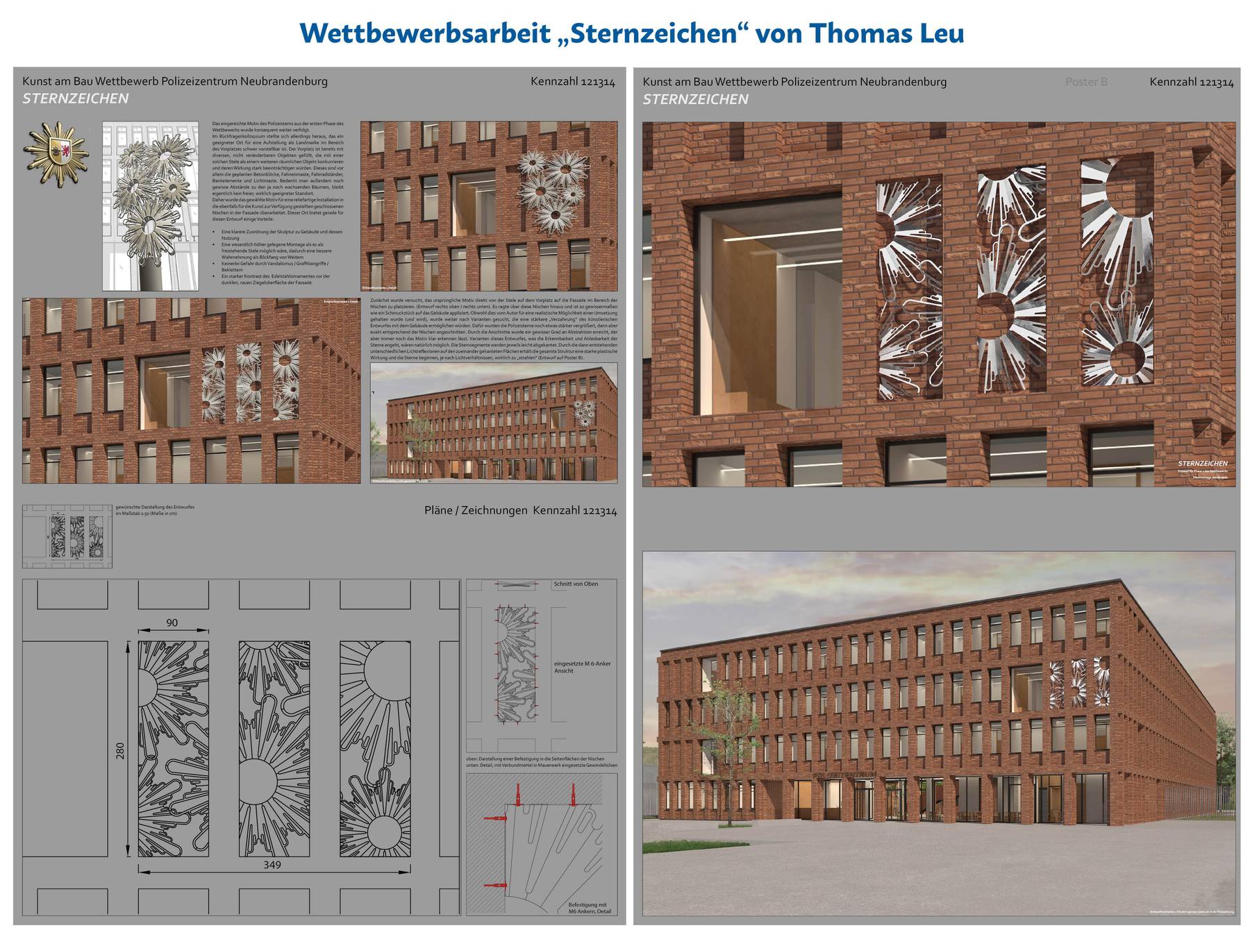 Wettbewerbsarbeit  Sternzeichen  von Thomas Leu © 2026 SBL Neubrandenburg