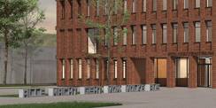 So sehen Sieger aus! Beitrag von Matthias Braun aus Würzburg zur geplanten Kunst am Neubau des Polizeipräsidiums in Neubrandenburg. © 2026 Matthias Braun, Würzburg