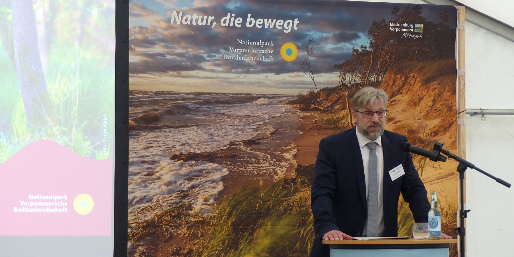 Begrüßung durch den Amtsleiter des Nationalparkamtes Gernot Haffner © 2026 SBL Greifswald