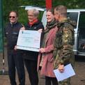 Siegerehrung des 4. Office-Charity-Runs Neubrandenburg bei Sonnenschein © 2026 SBL Neubrandenburg