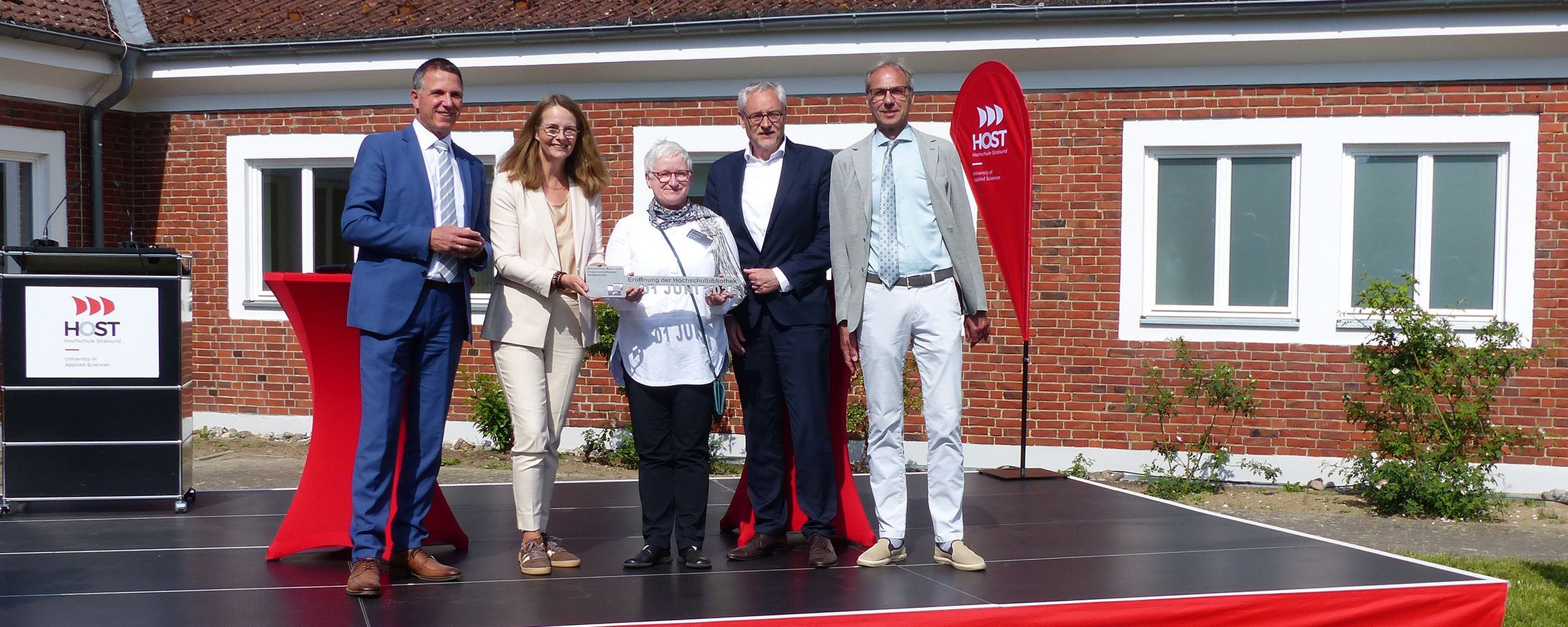 Feierliche Eröffnung der Hochschulbibliothek in Stralsund &copy;2026 SBL Greifswald
