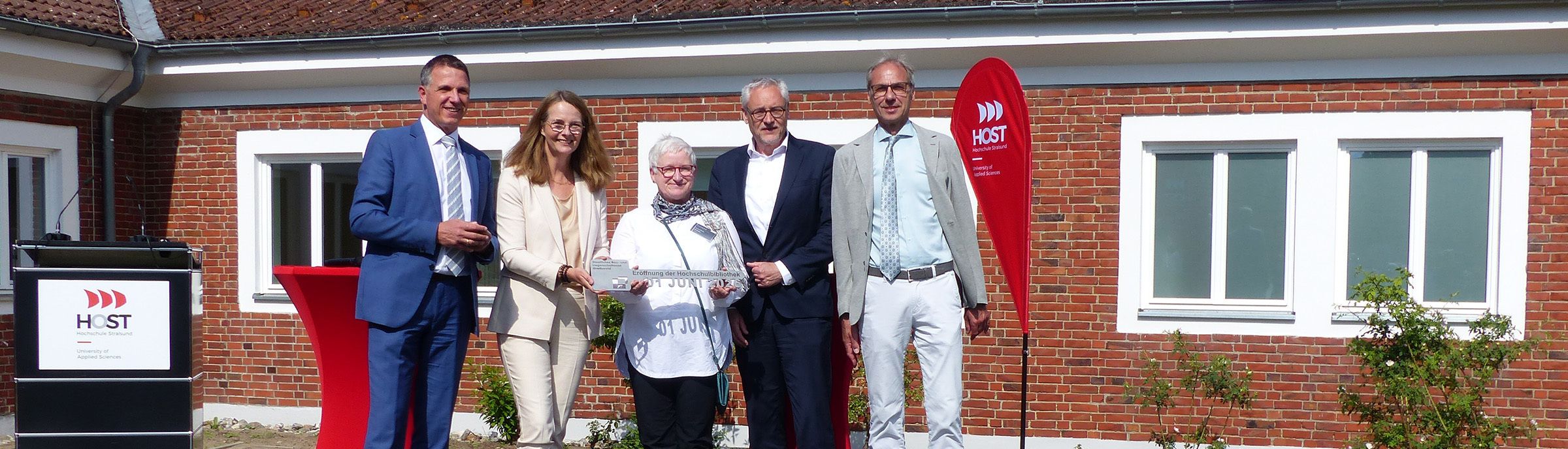 Feierliche Eröffnung der Hochschulbibliothek in Stralsund &copy;2026 SBL Greifswald