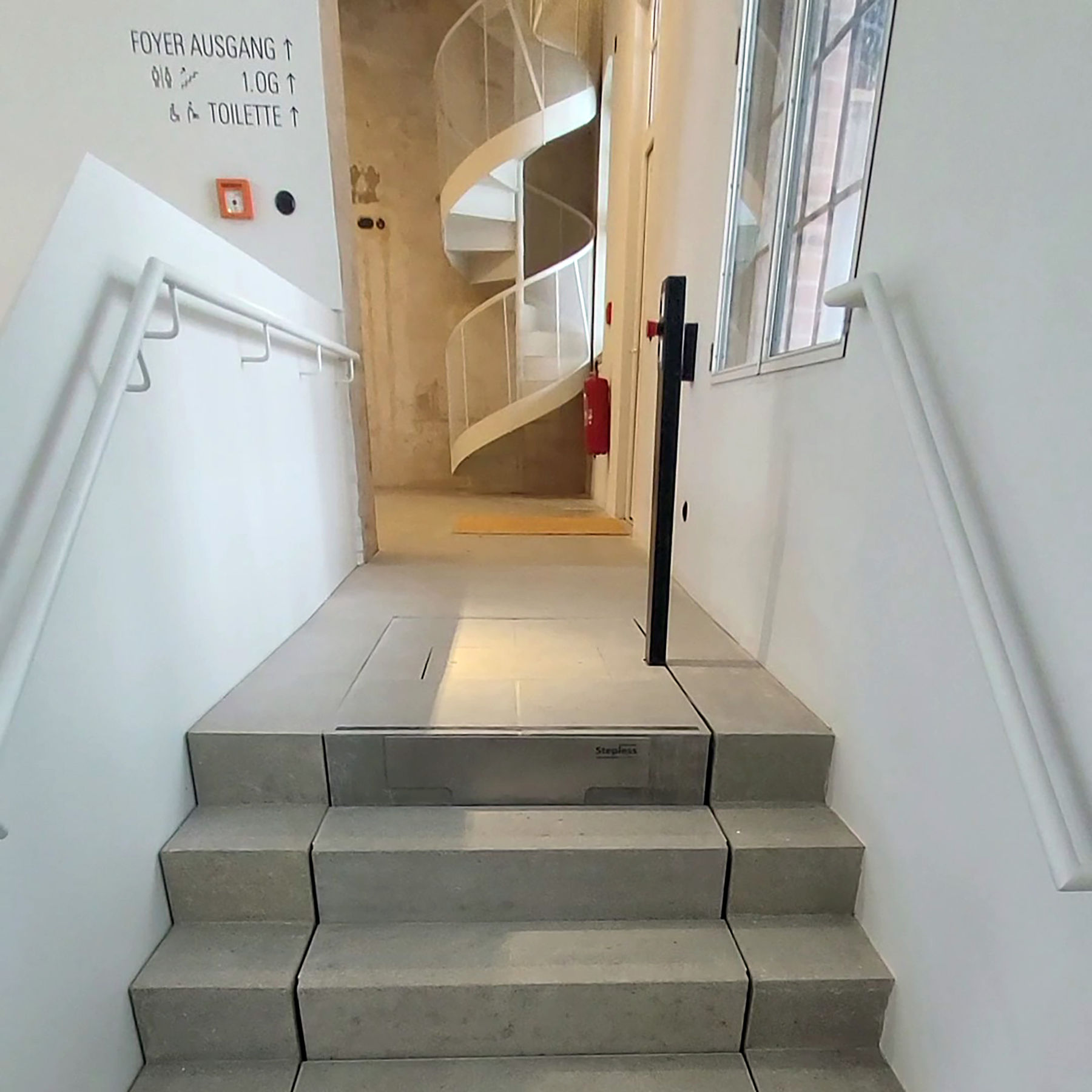 Treppen zum Foyer © 2026 SBL Schwerin