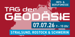offizieller Flyer zum Tag der Geodäsie 2026 © 2026 Innenministerium MV / Amtliches Geoinformations- und Vermessungswesen