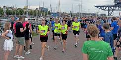 Zieleinlauf  Unterschwellenvergabe : Anica Jüngling, Michael Senkel, Ilana Zorbas, Louis Bernsdorff © 2026 SBL Rostock