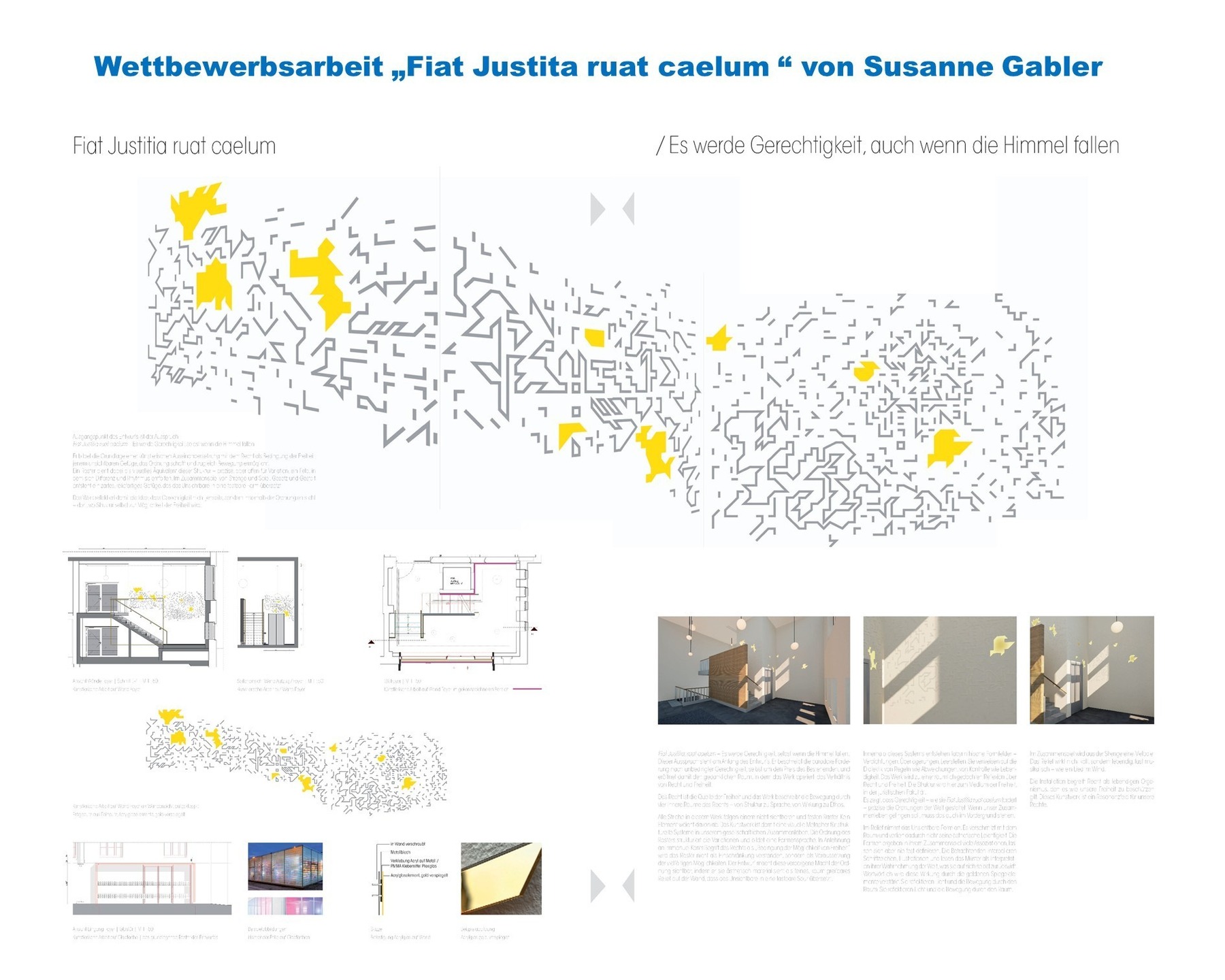 Sieger: Wettbewerbsarbeit  Fiat Justita ruat caelum   von Susanne Gabler © 2026 SBL Rostock