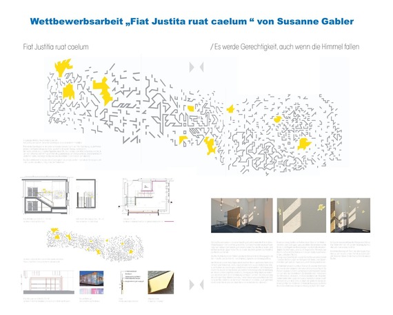 Sieger: Wettbewerbsarbeit  Fiat Justita ruat caelum   von Susanne Gabler © 2026 SBL Rostock