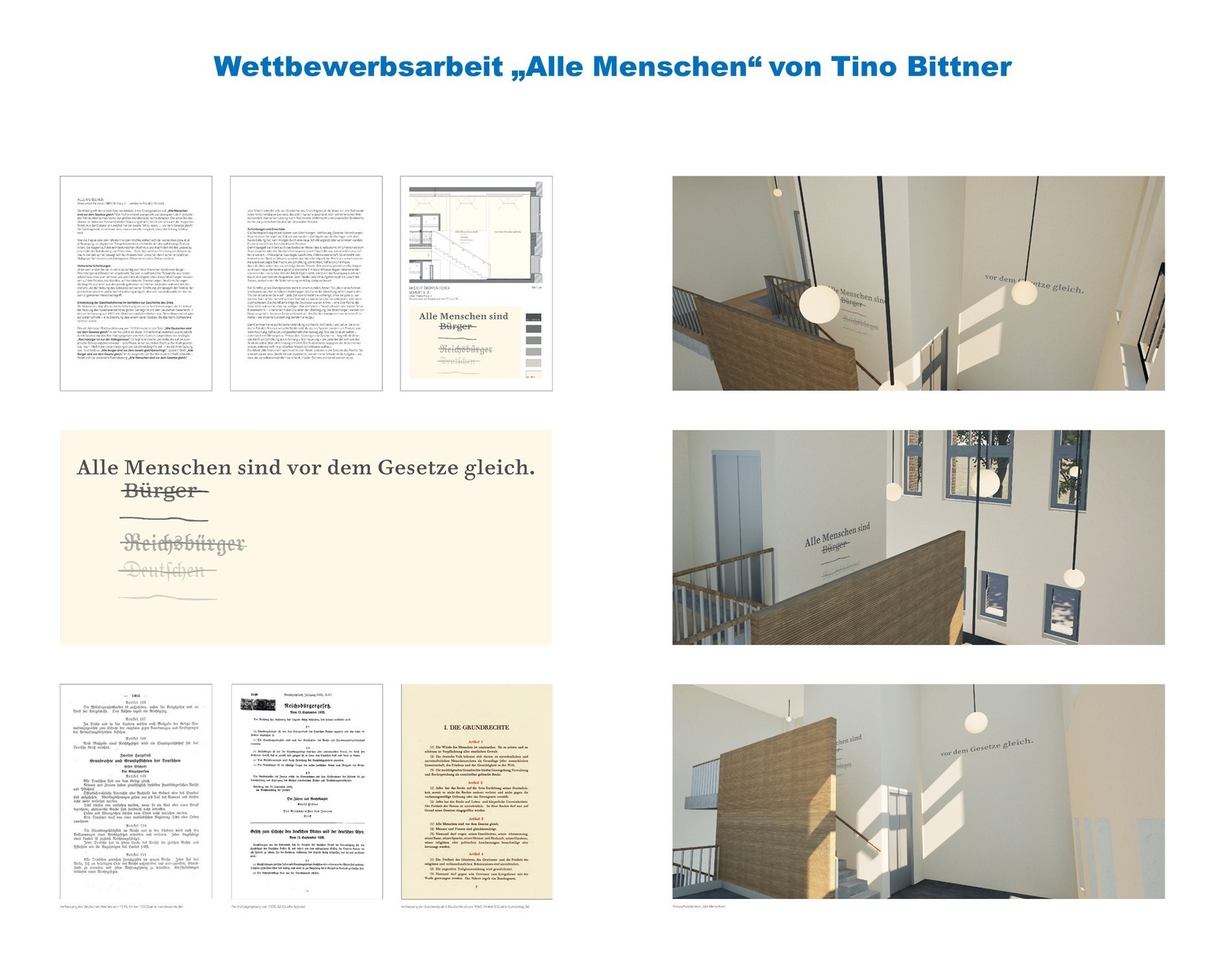 Wettbewerbsarbeit  Alle Menschen  von Tino Bittner © 2026 SBL Rostock