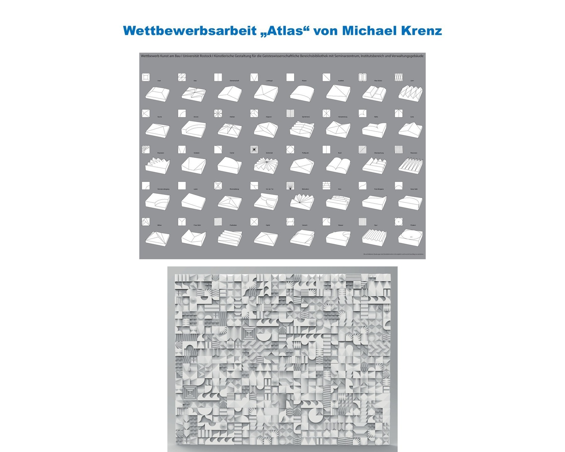 Wettbewerbsarbeit  Atlas  von Michael Krenz © 2026 SBL Rostock