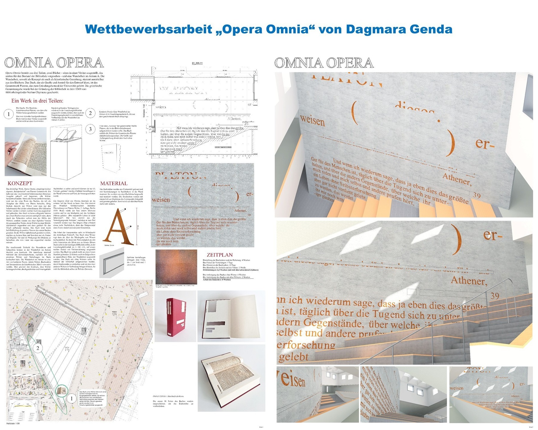 Wettbewerbsarbeit  Opera Omnia  von Dagmara Genda © 2026 SBL Rostock