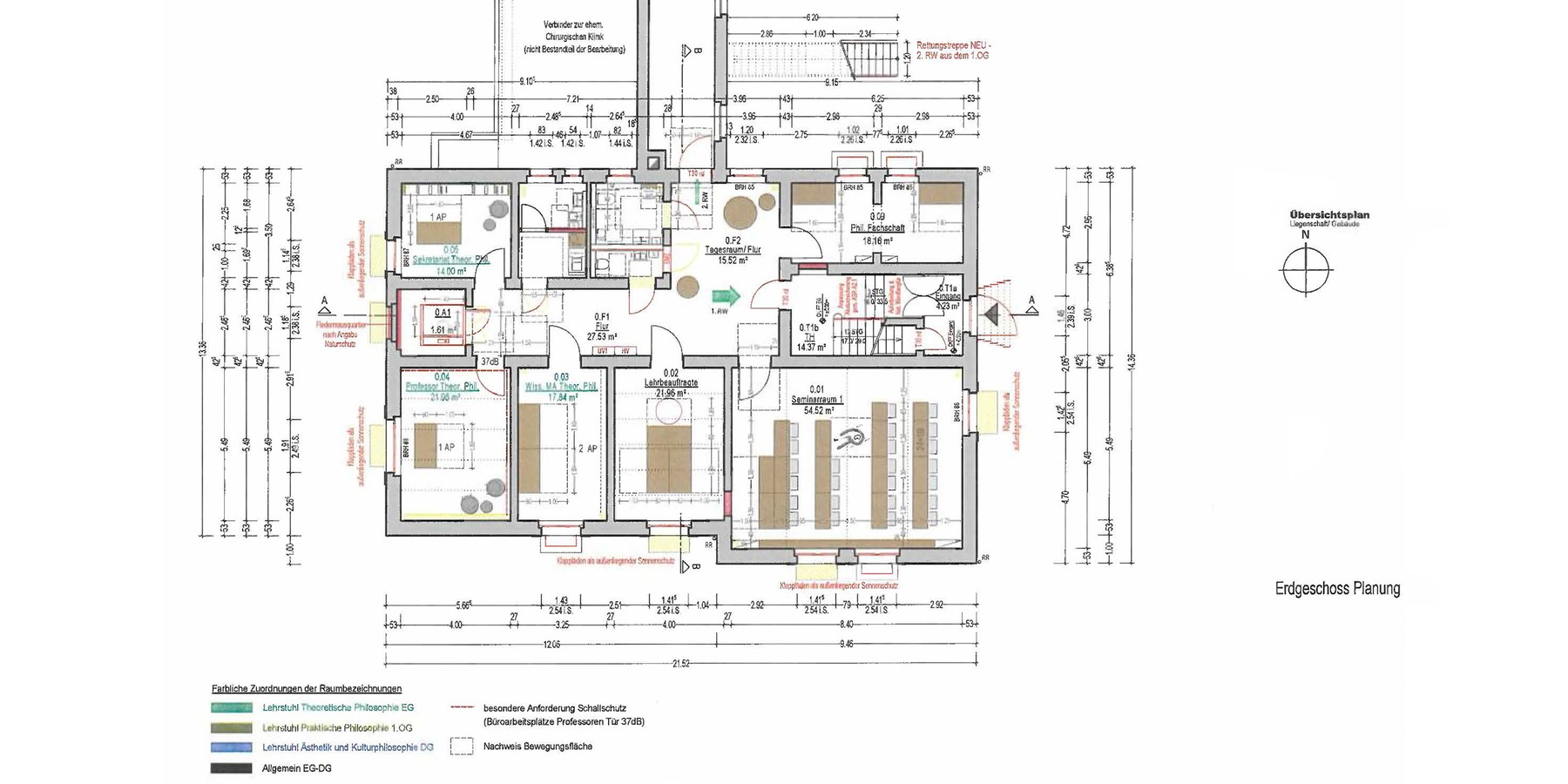 Grundriss Erdgeschoss © 2024 Warnkross Kartheus Architekten PartGmbB
