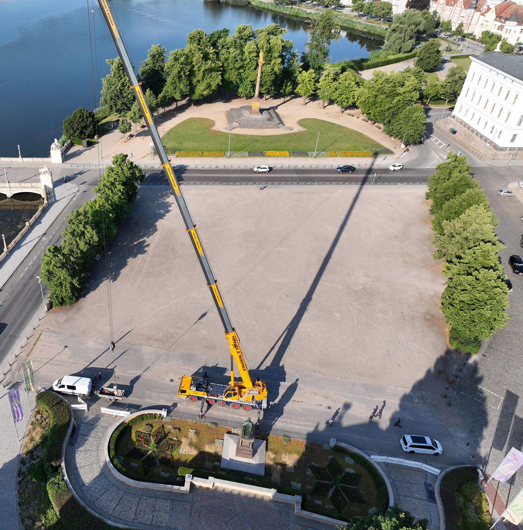 Kran auf dem Alten Garten © 2026 SBL Schwerin