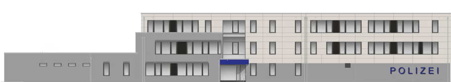 Ansicht neues Polizeirevier Gadebusch © 2026 SBL Schwerin