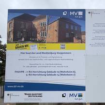 FHÖVPuR Güstrow Geb14, Bauschild © 2026 SBL Neubrandenburg