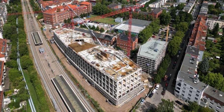 die Bibliothek - ein neuer Stadtbaustein © 2026 Christian Hoffmann (SBL-MV / Ministerium für Finanzen und Digitalisierung MV)