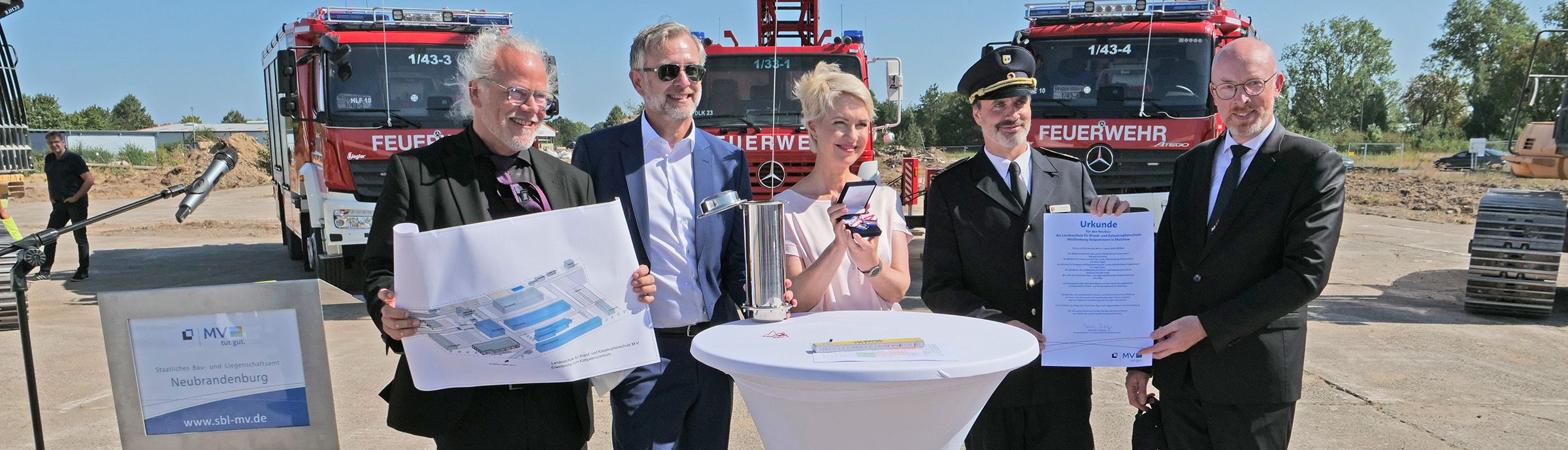 Auftakt in Malchow: Brand- und Katastrophenschutz wird gestärkt ©2026 SBL Neubrandenburg
