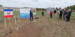 Der Minister für Finanzen und Digitalisierung des Landes Mecklenburg-Vorpommern Dr. Heiko Geue bei seinem Grußwort in Friedland. © 2026 SBL Neubrandenburg