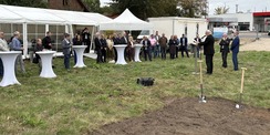 Eindrücke vom Ersten Spatenstich für den Neubau der Polizei in Waren am 15.09.2026. © 2026 SBL Neubrandenburg